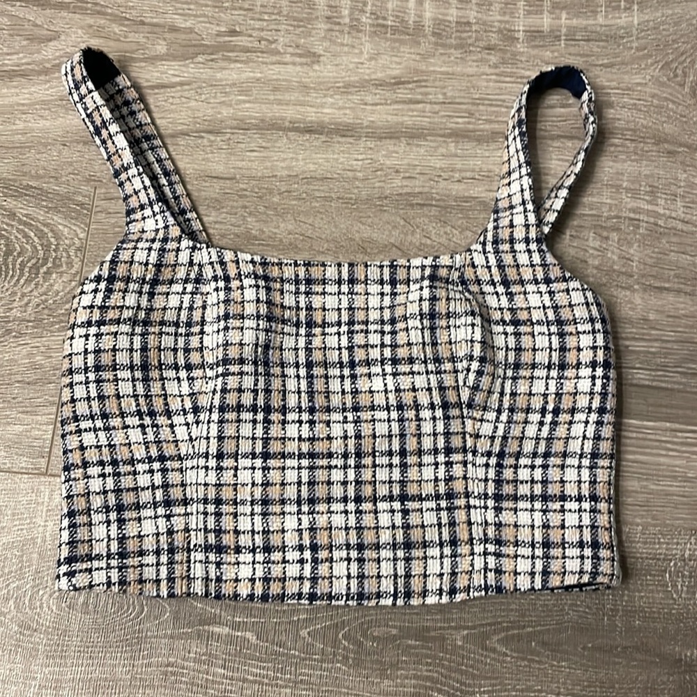Abercrombie and Fitch Tweed Cami crop top XS
